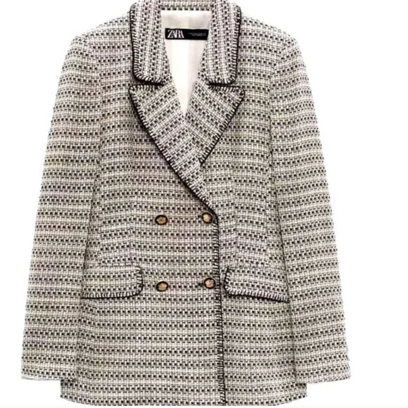 Zara tweed blazer - NWOT - Small - Picture 2 of 5